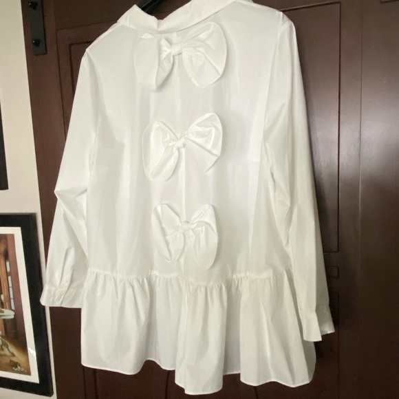 Anthropologie Bow-Back Blouse.  Plus size 3X. NWT - Picture 3 of 9